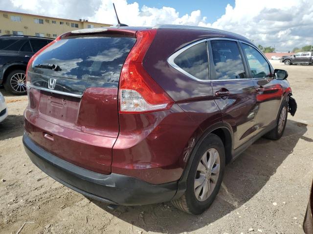 5J6RM3H71EL029716 - 2014 HONDA CR-V EXL MAROON photo 4