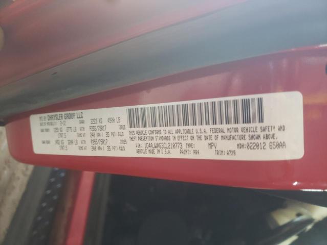 1C4AJWAG3CL210773 - 2012 JEEP WRANGLER S RED photo 10