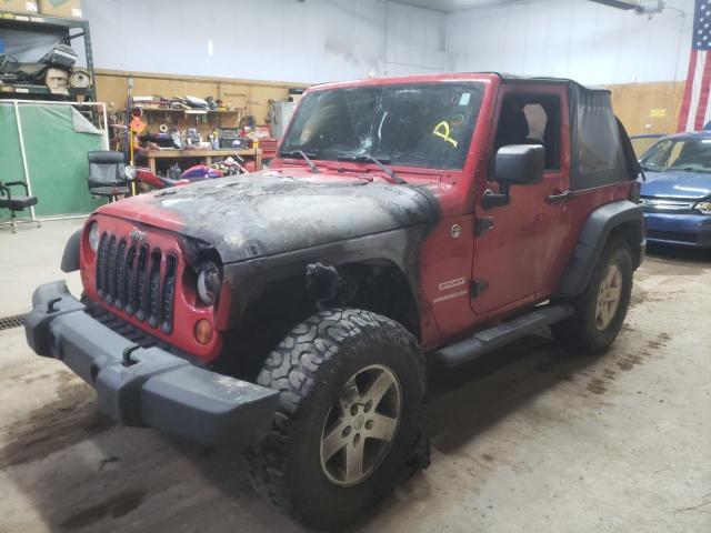 1C4AJWAG3CL210773 - 2012 JEEP WRANGLER S RED photo 2