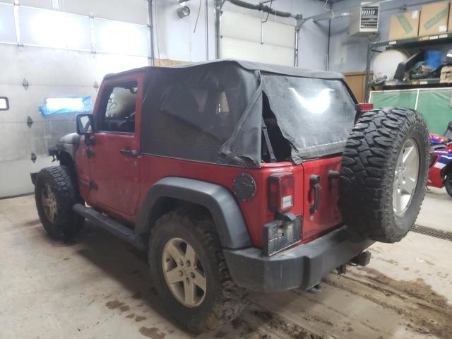 1C4AJWAG3CL210773 - 2012 JEEP WRANGLER S RED photo 3