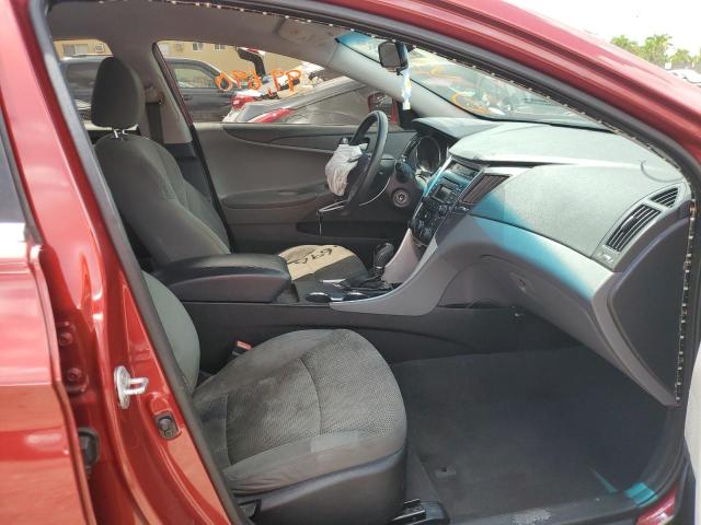 5NPEB4AC4EH856122 - 2014 HYUNDAI SONATA GLS BURGUNDY photo 5