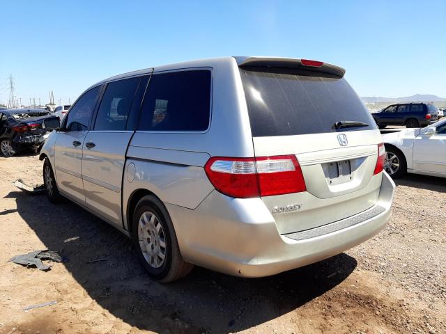 5FNRL38276B005664 - 2006 HONDA ODYSSEY LX TAN photo 3