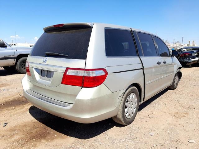 5FNRL38276B005664 - 2006 HONDA ODYSSEY LX TAN photo 4