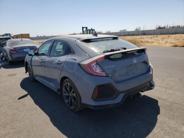 SHHFK7H49KU406754 - 2019 HONDA CIVIC SPOR 蓝色 照片 3