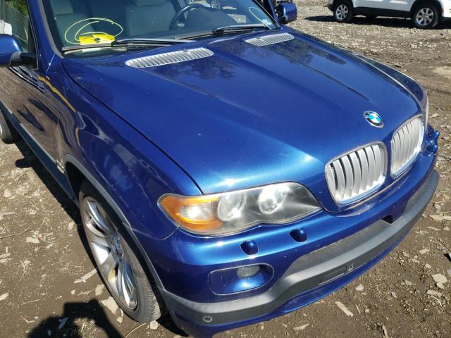 5UXFA93556LE84405 - 2006 BMW X5 4.8IS BLUE photo 9