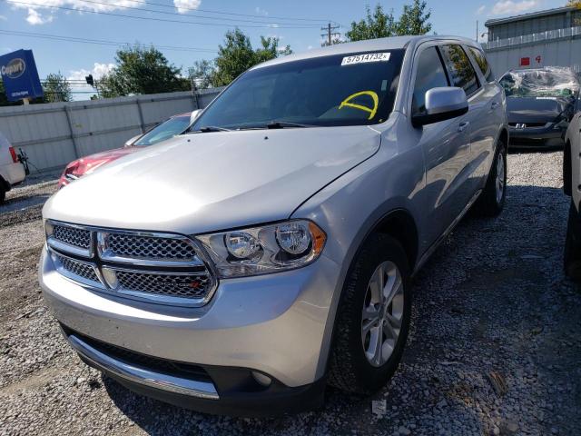 1D4RD2GG9BC741813 - 2011 DODGE DURANGO EX SILVER photo 2