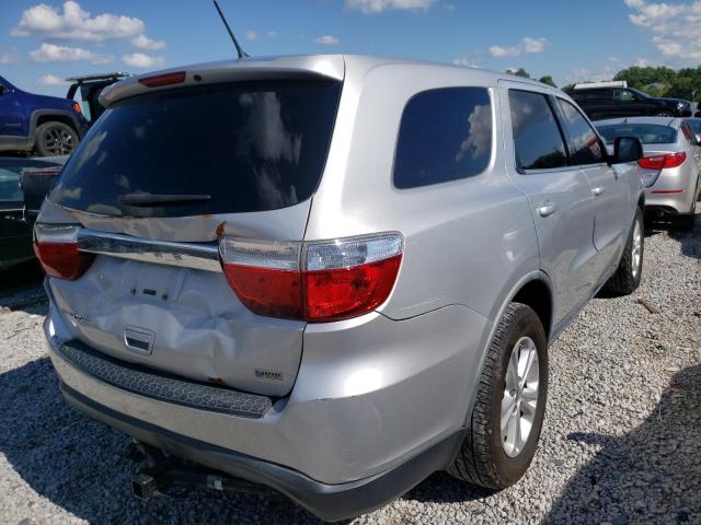 1D4RD2GG9BC741813 - 2011 DODGE DURANGO EX SILVER photo 4