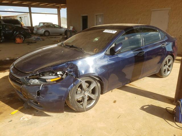 1C3CDFAA0DD209897 - 2013 DODGE DART BLUE photo 2