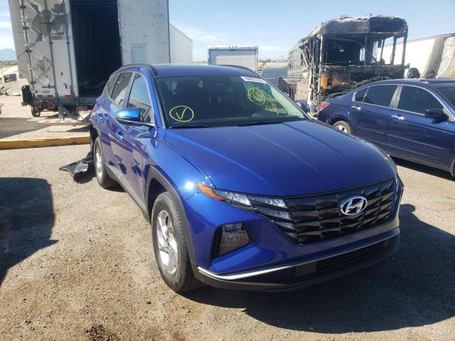 5NMJBCAE1NH055798 - 2022 HYUNDAI TUCSON SEL BLUE photo 1