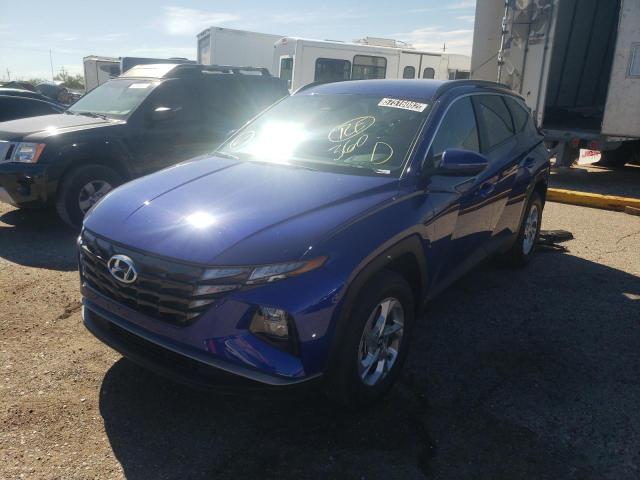 5NMJBCAE1NH055798 - 2022 HYUNDAI TUCSON SEL BLUE photo 2