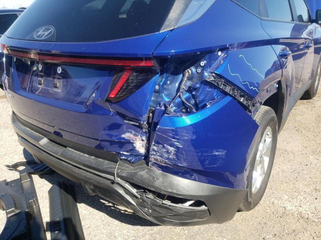 5NMJBCAE1NH055798 - 2022 HYUNDAI TUCSON SEL BLUE photo 9