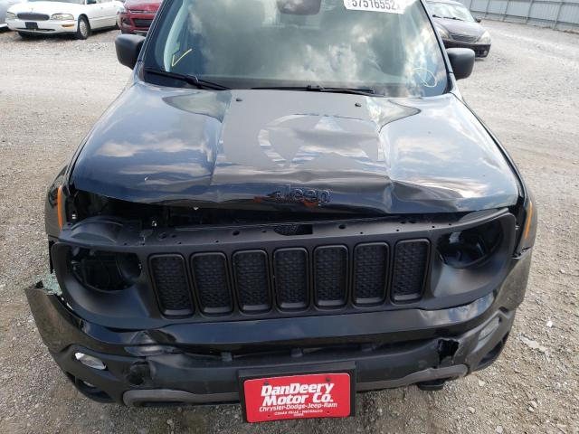 ZACNJDABXMPN08578 - 2021 JEEP RENEGADE S BLACK photo 7