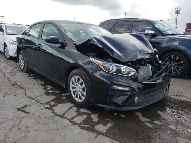 3KPF24AD9ME338877 - 2021 KIA FORTE FE BLACK photo 1