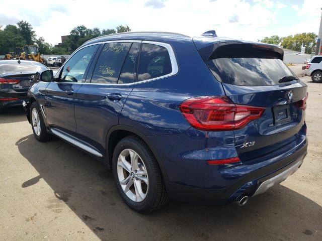 5UXTR9C57KLP97751 - 2019 BMW X3 XDRIVE3 BLUE photo 3