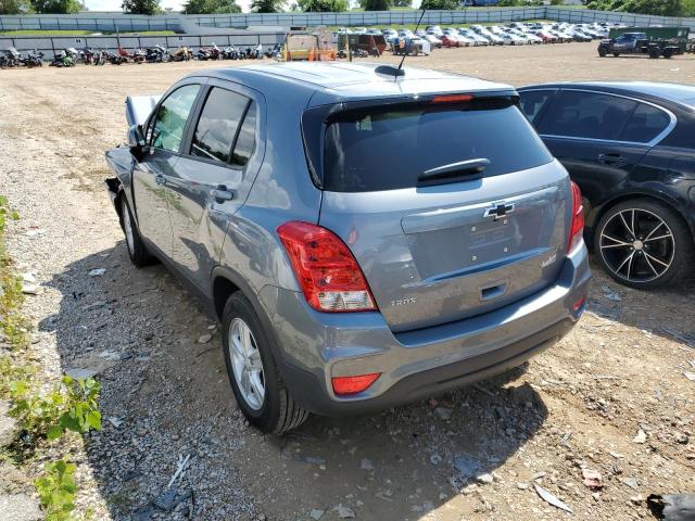 3GNCJKSB6LL145059 - 2020 CHEVROLET TRAX LS GRAY photo 3