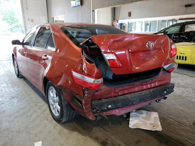 JTNBE46K373031841 - 2007 TOYOTA CAMRY HYBR RED photo 3