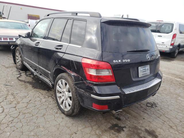 WDCGG8HB6CF728741 - 2012 MERCEDES-BENZ GLK 350 4M BLACK photo 3