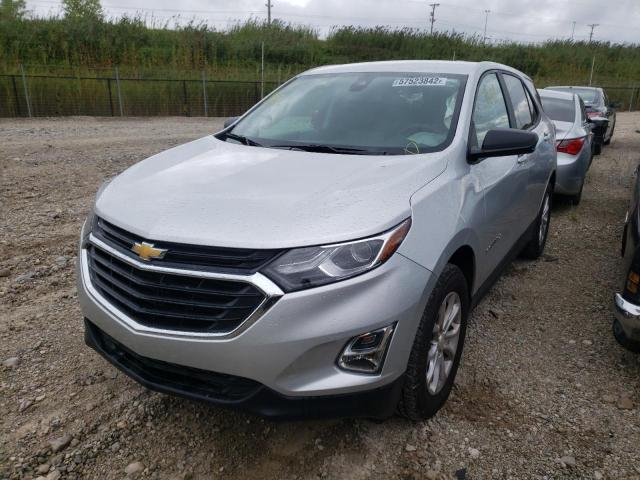 3GNAXSEVXMS160859 - 2021 CHEVROLET EQUINOX SILVER photo 2