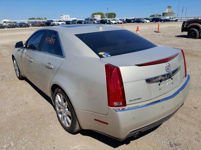 1G6DT57V890162434 - 2009 CADILLAC CTS HI FEA GOLD photo 3