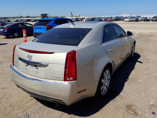 1G6DT57V890162434 - 2009 CADILLAC CTS HI FEA GOLD photo 4