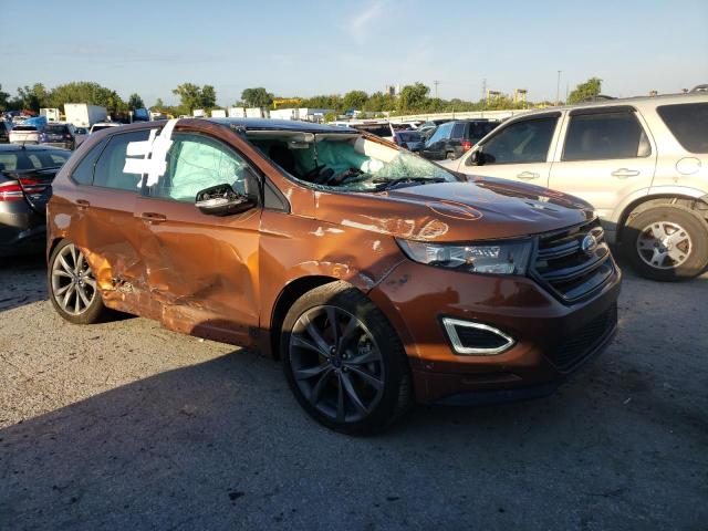 2FMPK4AP2HBB35515 - 2017 FORD EDGE SPORT ORANGE photo 1