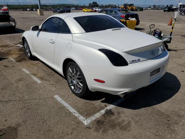 JTHFN48Y150063353 - 2005 LEXUS SC 430 WHITE photo 3