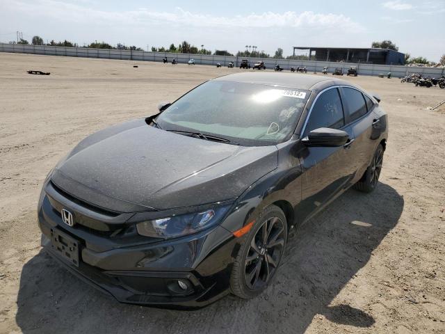 2HGFC2F85LH546501 - 2020 HONDA CIVIC SPOR BLACK photo 2