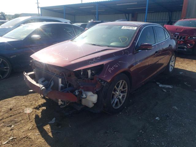 1G11C5SL7FF180589 - 2015 CHEVROLET MALIBU 1LT 栗色 照片 2