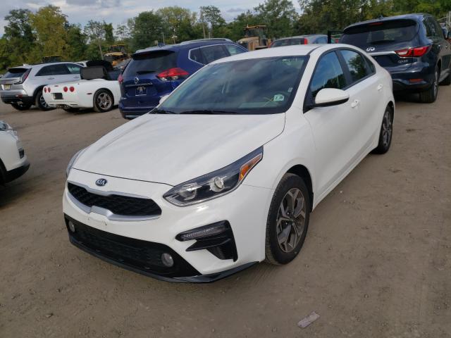 3KPF24AD1LE224855 - 2020 KIA FORTE FE WHITE photo 2