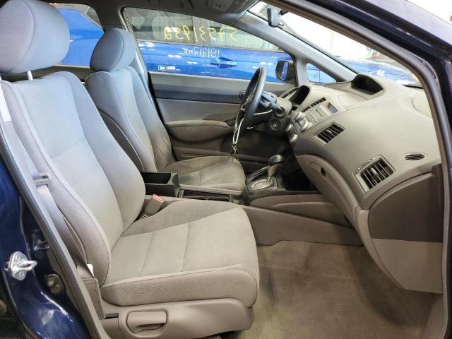 1HGFA16389L009007 - 2009 HONDA CIVIC VP BLUE photo 5