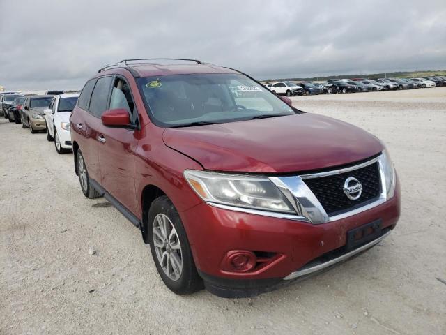 5N1AR2MN9DC617229 - 2013 NISSAN PATHFINDER BURGUNDY photo 1