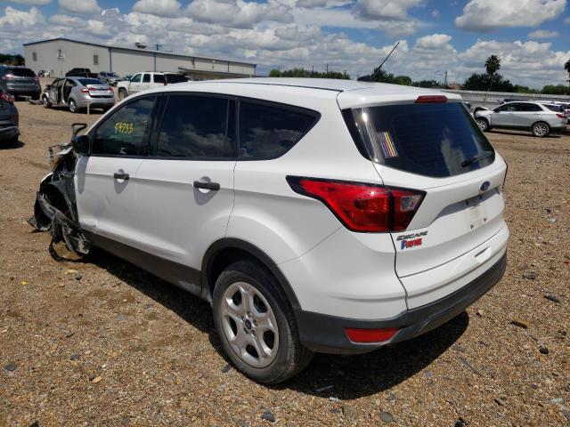 1FMCU0F78KUA34703 - 2019 FORD ESCAPE S WHITE photo 3