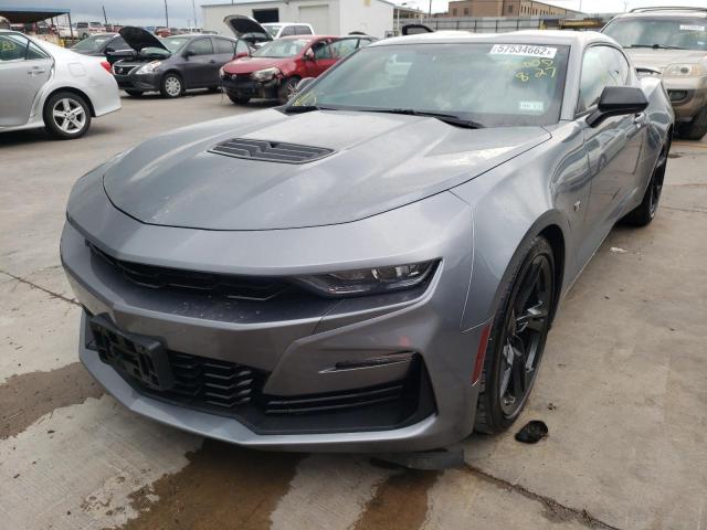 1G1FF1R74M0142736 - 2021 CHEVROLET CAMARO LZ GRAY photo 2