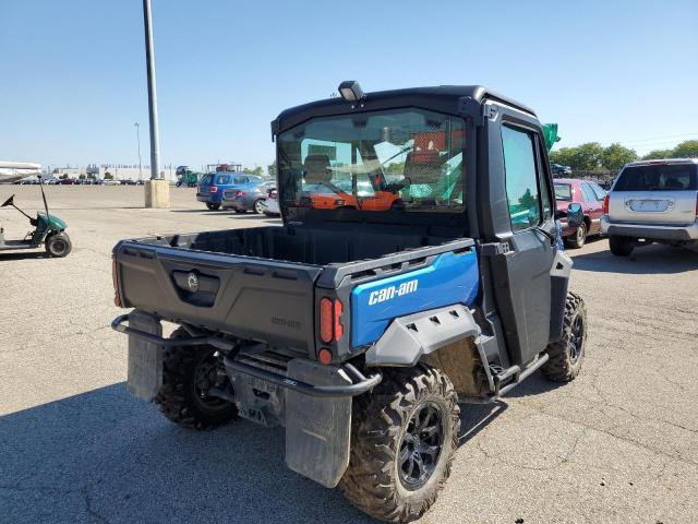 3JBUVAX49MK003661 - 2021 CAN-AM DEFENDER L BLUE photo 4