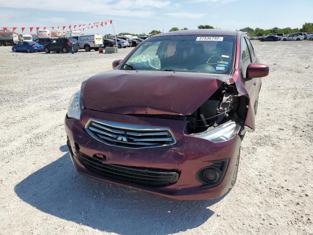 ML32F3FJ3JHF10506 - 2018 MITSUBISHI MIRAGE G4 BURGUNDY photo 9