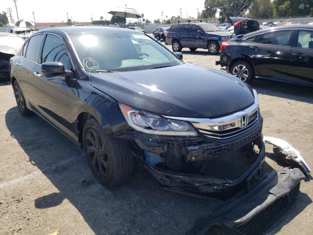 1HGCR3F86GA024911 - 2016 HONDA ACCORD EXL BLACK photo 1