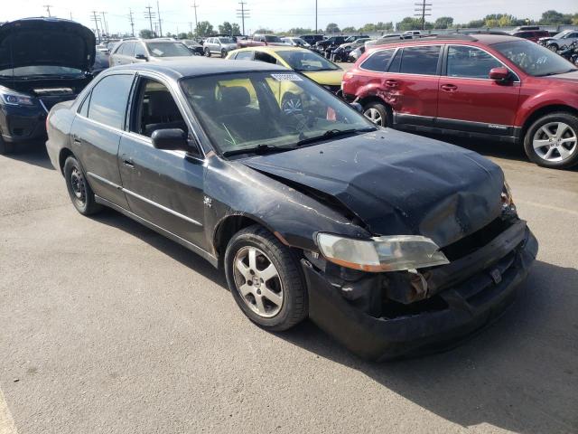 1HGCG564XWA069184 - 1998 HONDA ACCORD LX BLACK photo 1