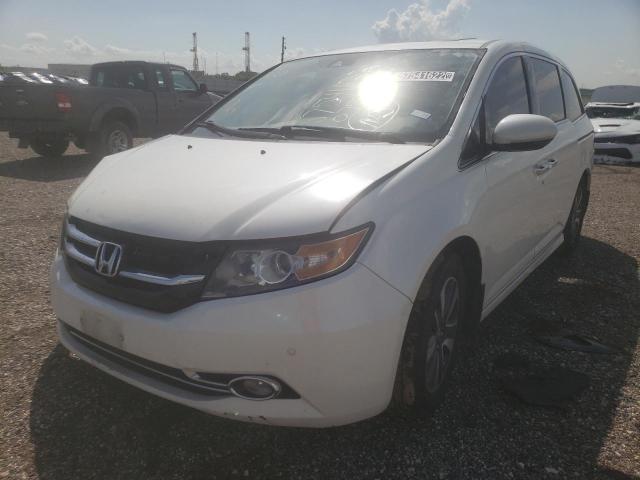 5FNRL5H92EB075936 - 2014 HONDA ODYSSEY TO WHITE photo 2