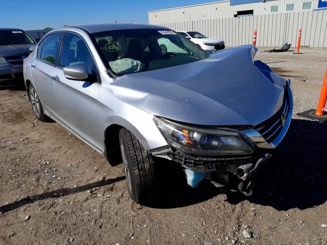 1HGCR2F38DA040750 - 2013 HONDA ACCORD LX SILVER photo 1