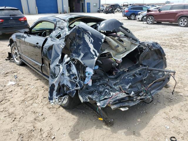 1ZVFT82H255233632 - 2005 FORD MUSTANG GT BLACK photo 3