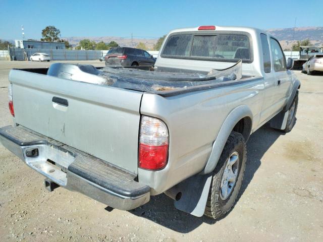 5TESN92N34Z373773 - 2004 TOYOTA TACOMA XTR GRAY photo 4