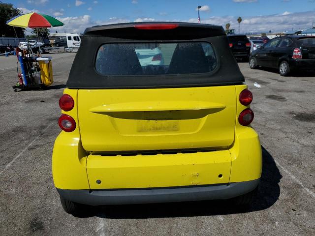 WMEEK31X39K241177 - 2009 SMART FORTWO PAS 黄色 照片 6