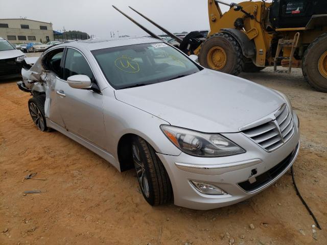 KMHGC4DH6EU265143 - 2014 HYUNDAI GENESIS 5. SILVER photo 1