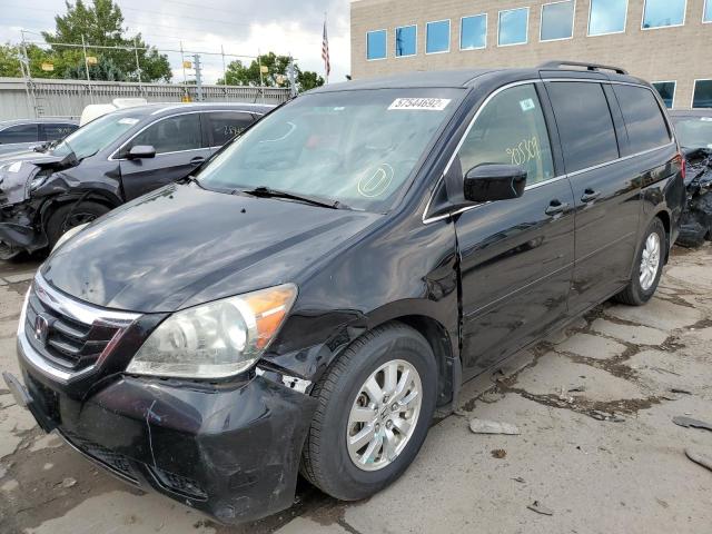 5FNRL38788B013447 - 2008 HONDA ODYSSEY EX BLACK photo 2