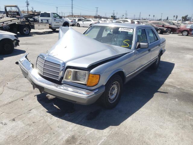 WDBCA32A9EA041745 - 1984 MERCEDES-BENZ 380 SE BLUE photo 2