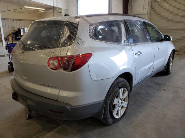 1GNKVGED8BJ396066 - 2011 CHEVROLET TRAVERSE L SILVER photo 4