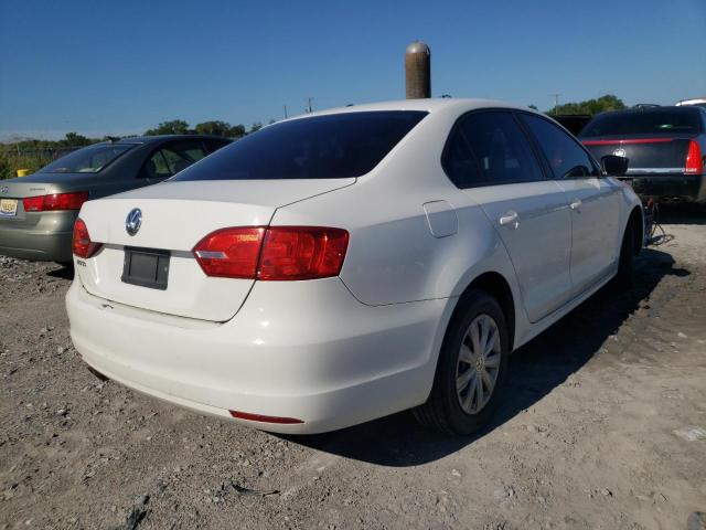 3VW2K7AJ6CM370287 - 2012 VOLKSWAGEN JETTA BASE 白色 照片 4