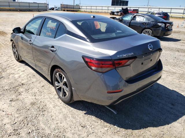 3N1AB8CV4LY277204 - 2020 NISSAN SENTRA SV GRAY photo 3