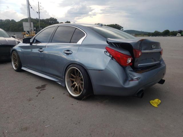 JN1BV7AP1EM672702 - 2014 INFINITI Q50 BASE GRAY photo 3