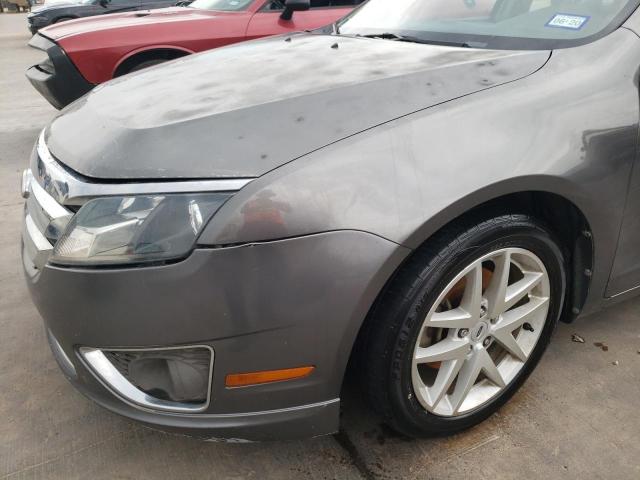 3FAHP0JG0AR306925 - 2010 FORD FUSION SEL GRAY photo 9